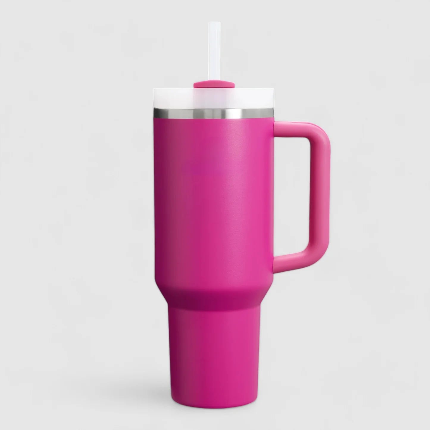 Birth Flower Personalized Tumbler With Straw, Lid and Handle | Ideal Personalized Gifts for Loved One