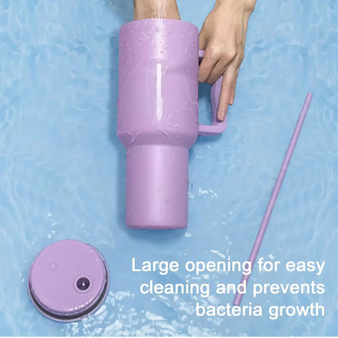 Personalized Cheer 2.0 — 1200ml Leak Resistant Tumbler With Handle, Straw and Lid