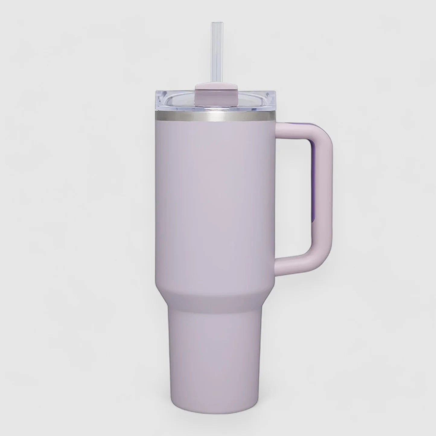 Birth Flower Personalized Tumbler With Straw, Lid and Handle | Ideal Personalized Gifts for Loved One